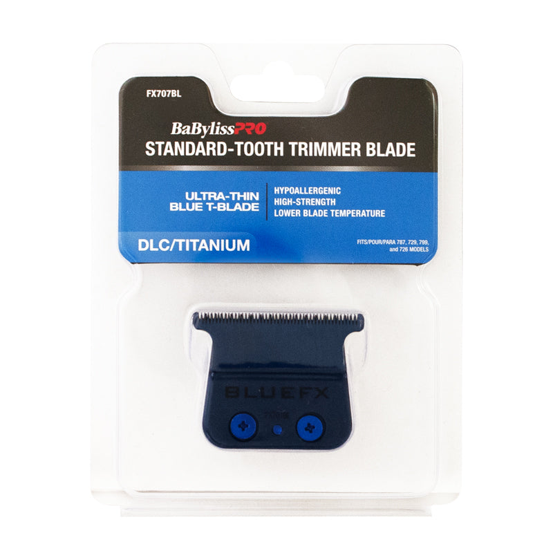 BABYLISS PRO BLADE T-BLADE STANDARD-TOOTH #FX707BL BLUE