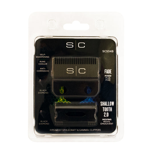 SC BLADE FIXED FADE BLACK SHALLOW 2.0 #SC534B